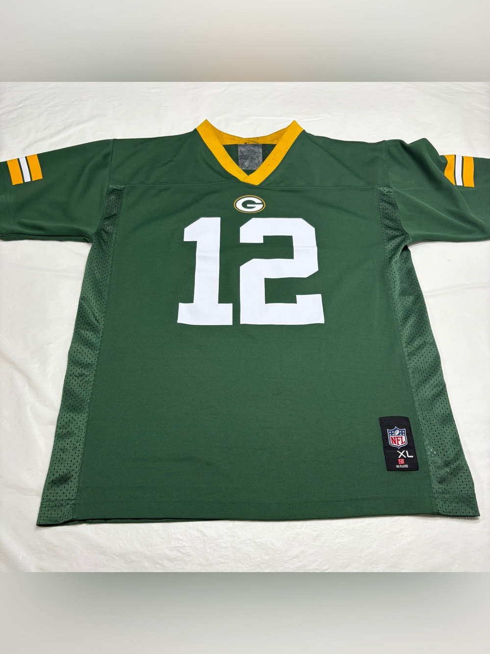 NFL Green Bay Packers Aaron Rodgers #12 Jersey Youth Boys XL